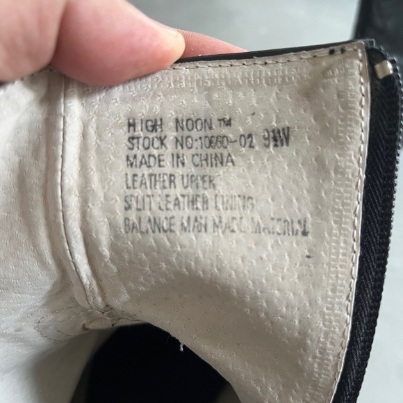 Men's High Noon Side Zip Ankle Cowboy Boots - Picture 5 of 7